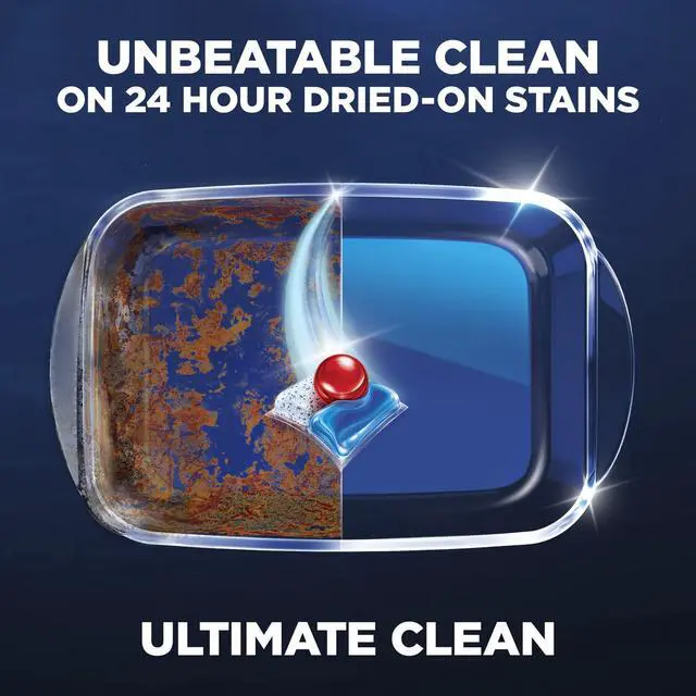 Alt view image 2 of 4 - Quantum with Activblu Technology - 50ct - Dishwasher Detergent - Powerball - Ultimate Clean and Shine - Dishwashing Tablets - Dish Tabs-(Packaging May Vary)