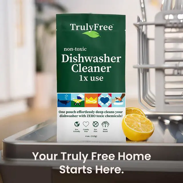 Alt view image 6 of 7 - Natural Dishwasher Cleaner - Dish Washer Machine Descaler, Fights Grease & Limescale, Hard Water Stain Remover, Smell Eliminator for Clean Dishwashers - Lemon Fresh Scent, 4 oz (Pack of 1)