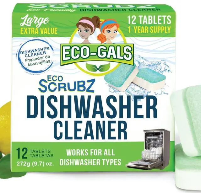 Main image of Dishwasher Cleaner - 12 Tablets - 12 Month Supply - Unscented