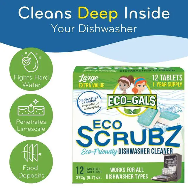 Alt view image 2 of 7 - Dishwasher Cleaner - 12 Tablets - 12 Month Supply - Unscented