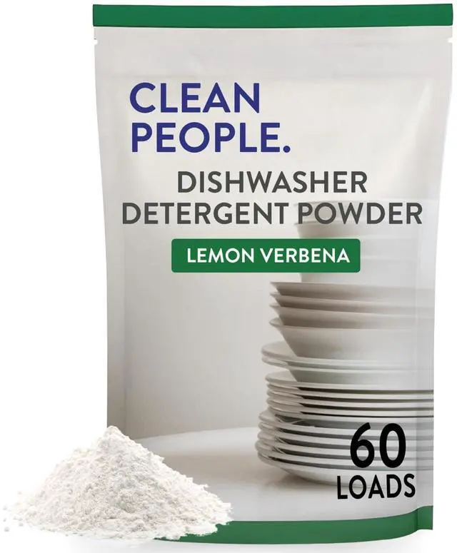 Main image of Dishwasher Detergent Powder | Cuts Grease and Rinses Sparkling Clean | Residue-Free (30 Ounce, Lemon Verbena)