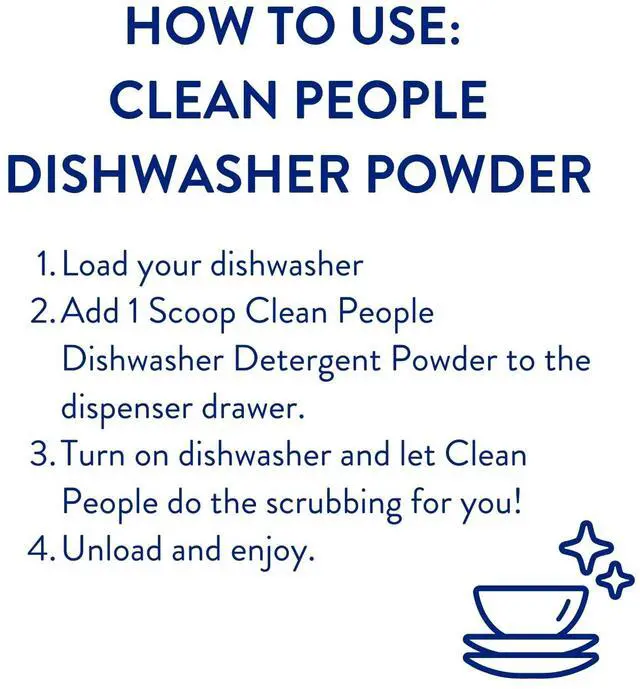 Alt view image 3 of 5 - Dishwasher Detergent Powder | Cuts Grease and Rinses Sparkling Clean | Residue-Free (30 Ounce, Lemon Verbena)