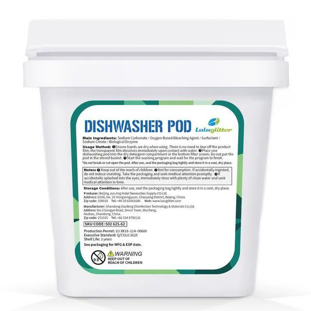 Alt view image 2 of 6 - Dishwasher Pods 62 Count Dish Washer Soap Powerful Removes Burnt-On Stain