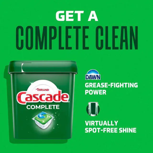Alt view image 2 of 7 - Complete Dishwasher Pods, Dishwasher Detergent, Dish Detergent Soap, Lemon, 55 Count