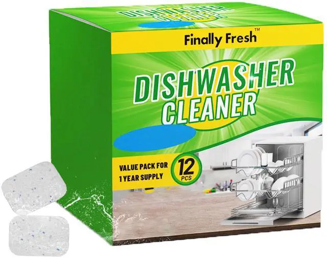 Main image of Dishwasher Cleaner Tablets, 12 Count