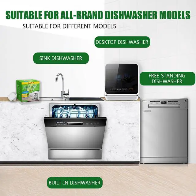 Alt view image 5 of 5 - Dishwasher Cleaner Tablets, 12 Count
