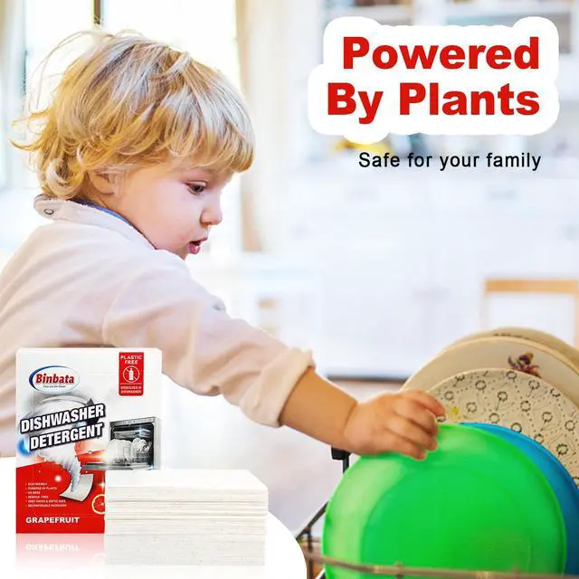 Alt view image 7 of 7 - Eco Dishwasher Detergent Sheets, Plastic Free Dishwashing Soap