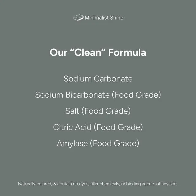 Alt view image 7 of 7 - Dishwasher Detergent, 60 Loads, 100% Plastic-Free Dishwashing Soap, Eco-Friendly, All Natural Sustainable Dishwasher Powder, Cuts Grease and Grime, Non-Toxic and Unscented