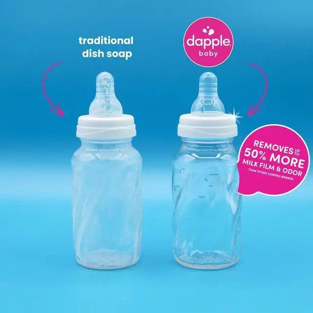 Alt view image 4 of 7 - Baby Dishwasher Detergent Pods - 50 Count - Fragrance-Free, Hypoallergenic & Plant-Powered Dishwasher Pacs - Removes Milk Residue From Baby Bottles