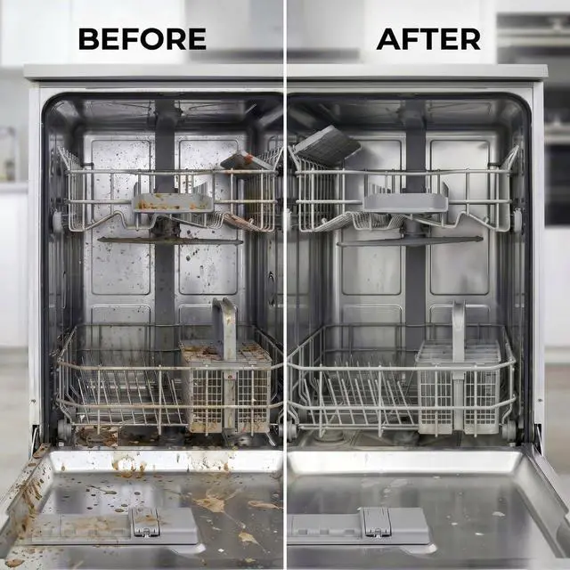 Alt view image 6 of 7 - Dishwasher Cleaner Tablets Deep Clean Descaler Fragrance-Free Removes Lime Scale, Hard Water & Odor 24 Count Year Supply