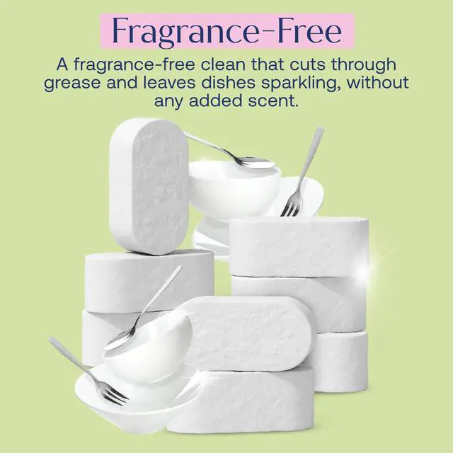Alt view image 5 of 7 - Plastic-Free Dishwasher Detergent Tablets, Unscented, 40 Count