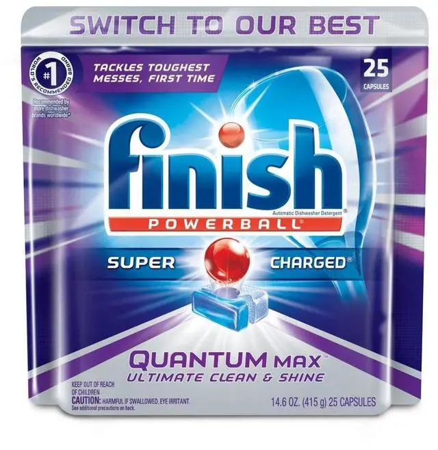Main image of Quantum Max Powerball, Dishwasher Detergent Tablets, 25 Tabs