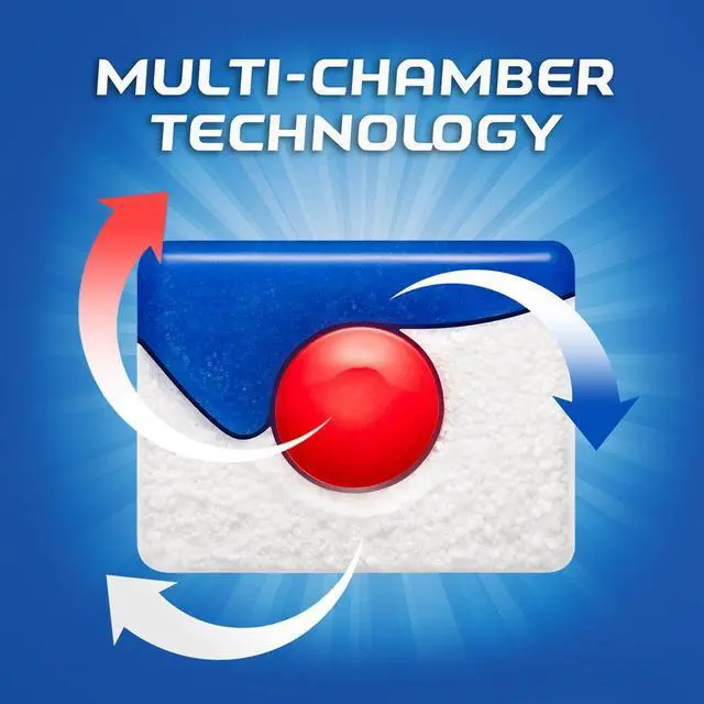 Alt view image 4 of 7 - Quantum Max Powerball, Dishwasher Detergent Tablets, 25 Tabs