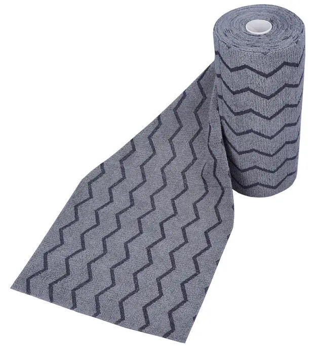 Alt view image 5 of 7 - Microfiber Cleaning Cloths Roll 50-Pack Reusable Paper Towels for Car Wash Supplies Ultra Absorbent Kitchen Dish Rags House Window Cleaning Cloths Lint Free Tear Away (Navy Blue Wave Pattern)