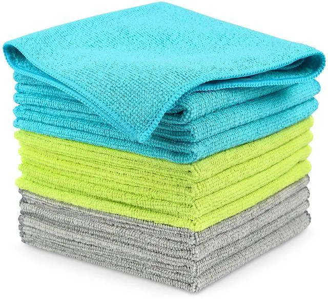 Main image of Microfiber Cleaning Cloth-12PK, Microfiber Towels for Cars 12"x12"