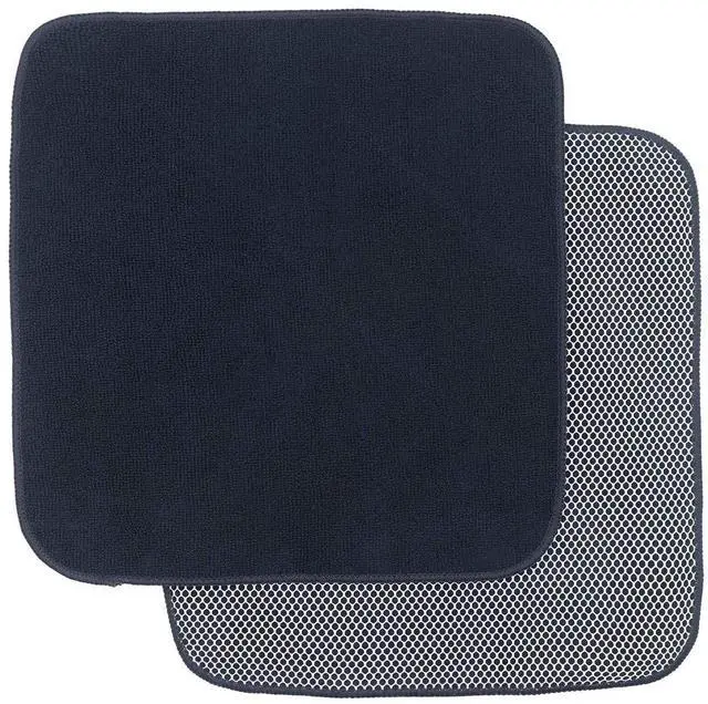 Alt view image 4 of 7 - Microfiber Cleaning Cloth, Dish Rags, 12x12inch, 8 Pack, Black