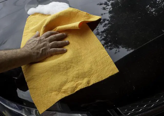 Alt view image 2 of 4 - The Original Reusable Shammy Cloth 20" x 14" - Super Absorbent Chamois Towel - Great for Cars, Boats, Trucks, and RVs - Natural Viscose Sponge Cloth - Eco Friendly (1 Pack)