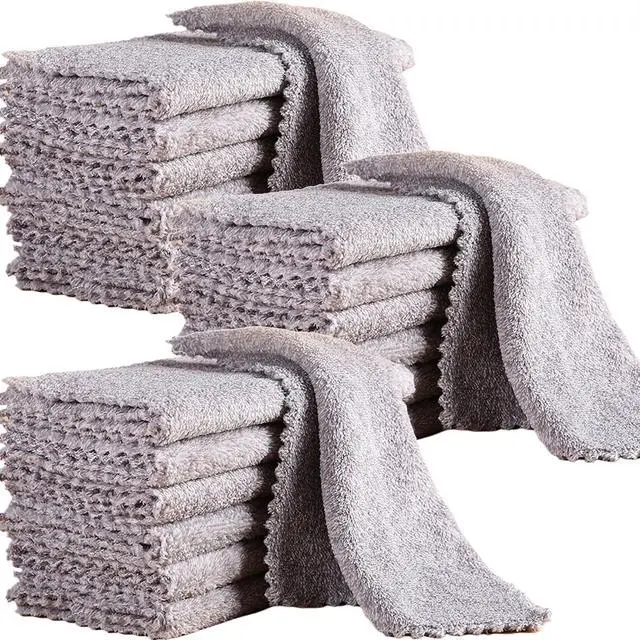 Main image of 20 Pack Kitchen Dish Cloths 10" x 10" Super Soft & Absorbent Coral Velvet Microfiber Cleaning Towels Nonstick Oil Fast Drying Washable Lint-Free Dish Rags Reusable Dishcloths for Household Cleaning