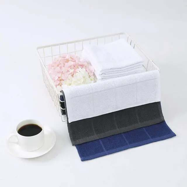 Alt view image 5 of 7 - Dishcloths Kitchen Highly Absorbent Dish Rags 100% Cotton Dish Cloths for Washing Dishes, Cleaning (12pcs Gray)
