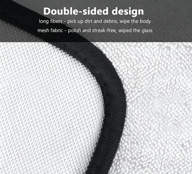Alt view image 4 of 7 - Shiny Cleaning Cloths White Dual-Sided, Drying Dish Towels, 5pcs 12"x10" Ultra Absorbent Quick Drying Dish Towels, Streak Free Reusable Wash Cloths, Microfiber Lint-Free Wipes for Dishes, Sink & Glass