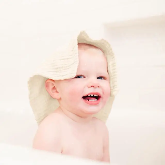 Alt view image 3 of 7 - 6 Pack Muslin Baby Washcloths, 100% Cotton Wash Cloth Set