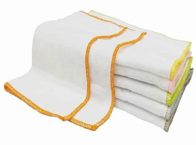 Main image of 6 Pack Cotton Dish Cloths, Ultra Absorbent Quick-Drying Cleaning Cloths, Reusable and Eco-Friendly Dish Rags for Kitchen Use