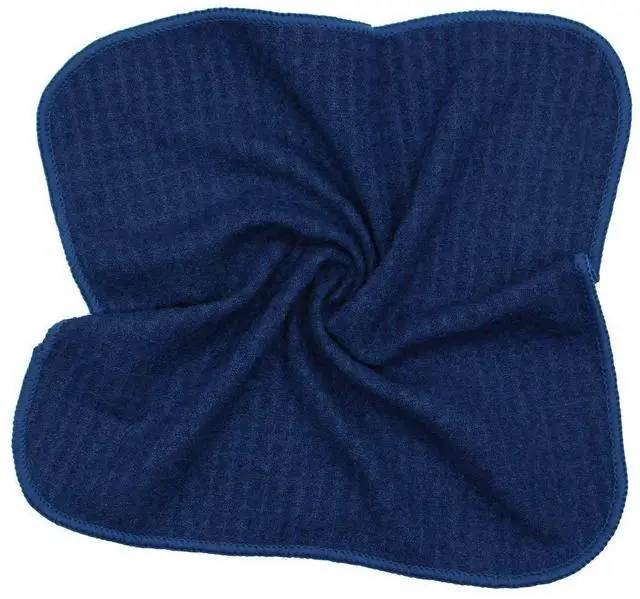 Alt view image 5 of 7 - Microfiber Kitchen Cleaning Cloth, 12inch X 12inch, 6 Pack, Navy Blue