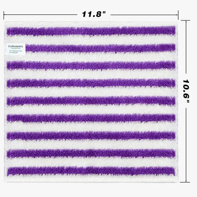 Alt view image 2 of 7 - 3 Pack Cellulose Fiber Cleaning Cloth, Highly Absorbent Kitchen Cleaning Rags for Kitchen, Car, Window, Housekeeping, Household Dusting, No Odor and No Scratch Reusable, 11.8"X10.6"