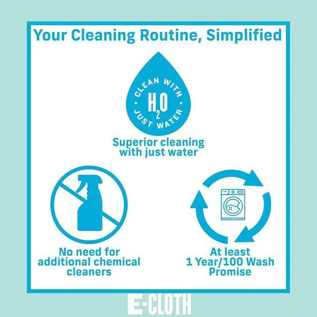 Alt view image 7 of 7 - Cleaning Pad, Premium Microfiber Cleaning Cloth, Perfect Dish, Bathtub, Shower, and Barthroom Scrubber, Washable and Reusable, 100 Wash Guarantee, 2 Pack