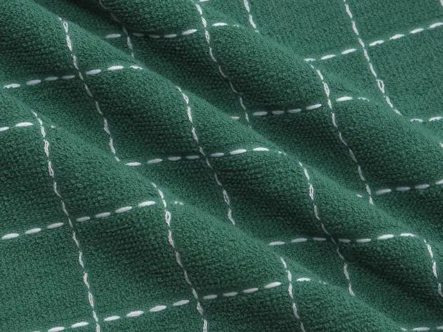 Alt view image 5 of 6 - Terry Dish Rags Cloths, Green Kitchen Dish Towels,12x 12,6 Pack