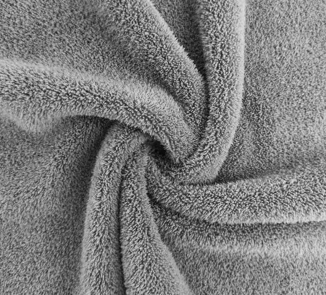 Alt view image 3 of 6 - Baby Washcloths 12 Pack 12x12 Inches Microfiber Coral Fleece Extra Absorbent and Soft for Newborns, Infants and Toddlers-Grey