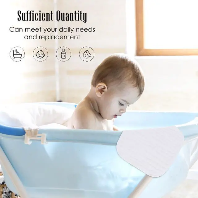 Alt view image 4 of 7 - Baby Washcloths -100% Cotton Muslin Soft Baby Bath Wash Cloths and Absorbent Baby Wipes for Newborns Kids Girls and Boys - 12 Pack, 12x12 Inches - White