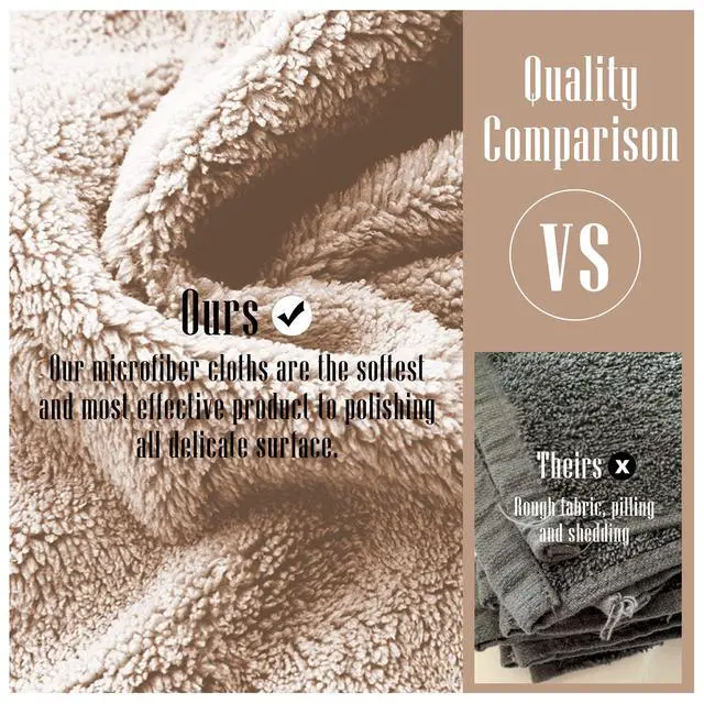 Alt view image 7 of 7 - 24 Pack Kitchen Dishcloths - Does Not Shed Fluff - Reusable Dish Towels, Dish Cloths, Super Absorbent Coral Fleece Cleaning Cloths, Nonstick Oil Washable Fast Drying, 7 x 9 Inch (Brown)