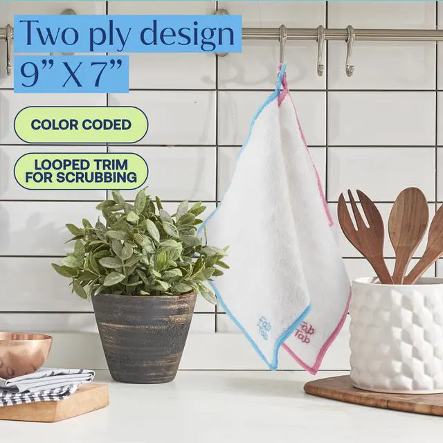Alt view image 5 of 7 - Viscose Cleaning Cloths - Made from Bamboo - Reusable, 7-Pack