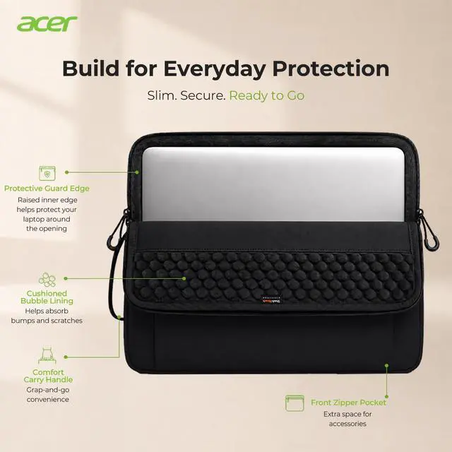 Alt view image 4 of 7 - Laptop Sleeve Case Bag for 13.3-14 inch Laptops, Fits Most of Laptop Models