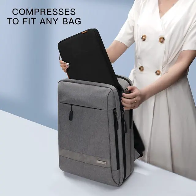 Alt view image 7 of 7 - 360° Protective Laptop Sleeve for 14 inch MacBook Pro M4/M3/M2/M1 Chips Pro/Max A2992 A2918 A2779 A2442 2024-2021, 13 inch Air A2681 A2337 Pro A2686 A2338, Splash-Resistant Case Bag, Black