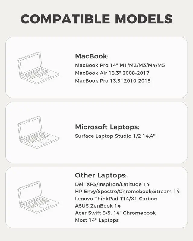 Alt view image 2 of 7 - Laptop Sleeve 14" for MacBook Pro 14 Inch M5/M4/M3/M2/M1 2026-2021