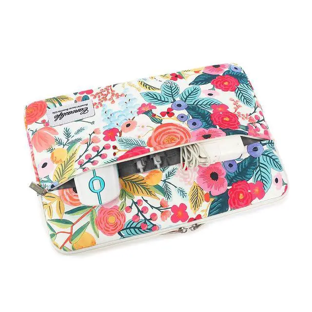 Alt view image 2 of 7 - Garden Rose Waterproof Patten Laptop Sleeve 14 inch 14.0 inch Laptop case Bag