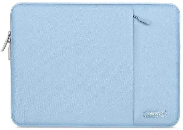 Main image of Laptop Case 14 inch, 14 inch Laptop Sleeve Compatible with HP Lenovo Dell ASUS Acer, HP Stream, Dell Latitude, Lenovo IdeaPad, Polyester Vertical Computer Sleeve Bag with Pocket, Air Blue