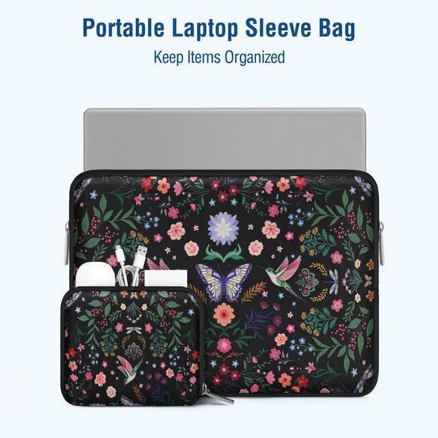 Alt view image 2 of 7 - Laptop Case 13.3 inch, 13-14 inch Laptop Sleeve Bag with Small Case