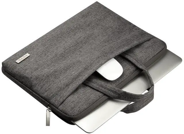 Alt view image 4 of 7 - Laptop Bag 13-13.3 inch for New MacBook Pro 14 Inch M5 A3426 A3427 2026 A3434 2025 M4 A3185 2024 M3 M2 M1 2023 2021 Air Neo Laptop Sleeve Computer Case with Handle Waterproof Briefcase Black Grey