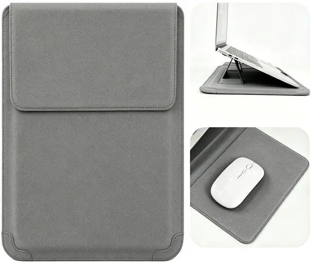 Main image of 14 Inch Multifunctional Laptop Sleeve Case with Stand Soft Slim Cover for MacBook Pro/Air/ThinkPad X1/Dell XPS/Lenovo Yoga/HP Pavilion/ASUS Zenbook/LG gram/Chromebook 13.5" 13.6" 14.2" 14.5"