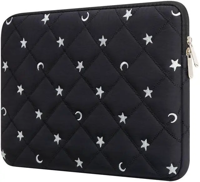 Main image of 13 14 inch Laptop Sleeve Bag Portable Laptop Case Soft Lining Carrying Case Padded Computer Pouch Cover Compatible with 13 Inch MacBook Air/Pro 14 Inch MacBook Pro, Black