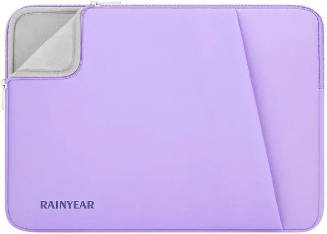 Main image of 13.3 Inch Laptop Sleeve Padded Case Cover with Pocket, Purple