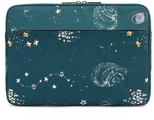 Alt view image 2 of 7 - 14 inch Laptop Sleeve, Compatible with14 inch Notebook Computer, Water Repellent Laptop Bag,Shockproof case (14-14.1 inch, Starry Sky)