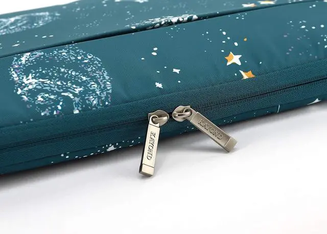Alt view image 6 of 7 - 14 inch Laptop Sleeve, Compatible with14 inch Notebook Computer, Water Repellent Laptop Bag,Shockproof case (14-14.1 inch, Starry Sky)