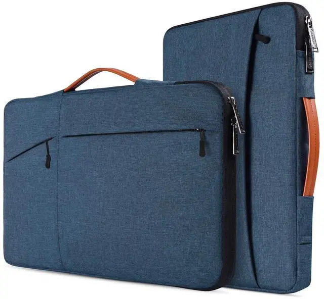 Main image of 14 inch Laptop Sleeve Case for Dell XPS 15/Inspiron 14, HP Envy 14/ Chromebook 14/Pavilion x360 14,Lenovo Flex 5/IdeaPad 14, Acer HP DELL Lenovo ASUS 14-in Waterproof Computer Bag(NavyBlue)
