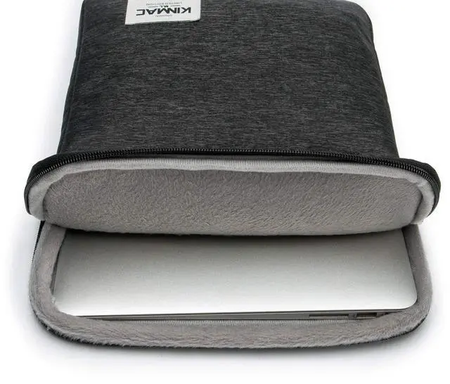 Alt view image 5 of 7 - 360° Protective Vertical Laptop Sleeve Case Cover Bag with Pocket for MacBook Pro 14 inch,14 inch-14.4 inch HP Lenovo Dell ASUS Acer Laptop (Black)