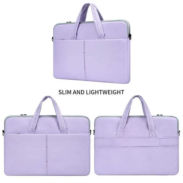 Alt view image 4 of 7 - 14 Inch Laptop Sleeve Bag for 13.5-14.8 Surface Laptop 7/6/5/4, HP Lenovo Acer ASUS Chromebook 14/ Stream/IdeaPad Case, Purple