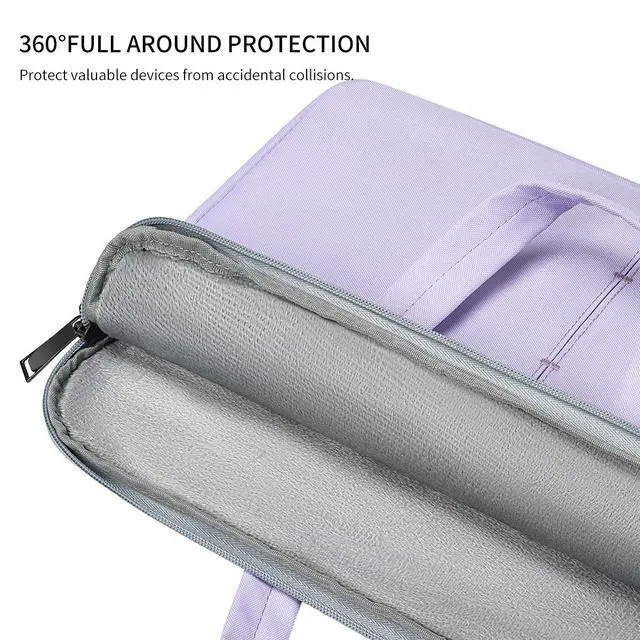 Alt view image 5 of 7 - 14 Inch Laptop Sleeve Bag for 13.5-14.8 Surface Laptop 7/6/5/4, HP Lenovo Acer ASUS Chromebook 14/ Stream/IdeaPad Case, Purple